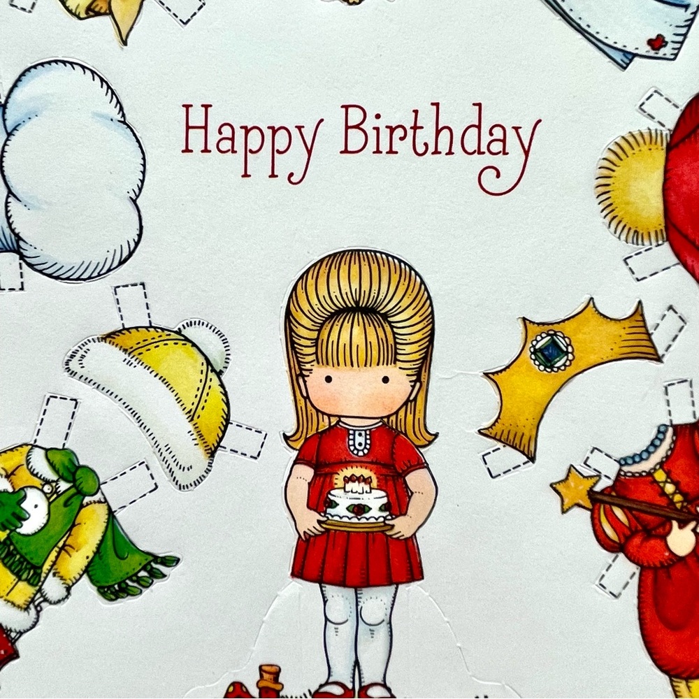 Vintage Collectible Paper Doll Ephemera Bundle, Wrapping Paper, Uncut placemats - Picture 13 of 13